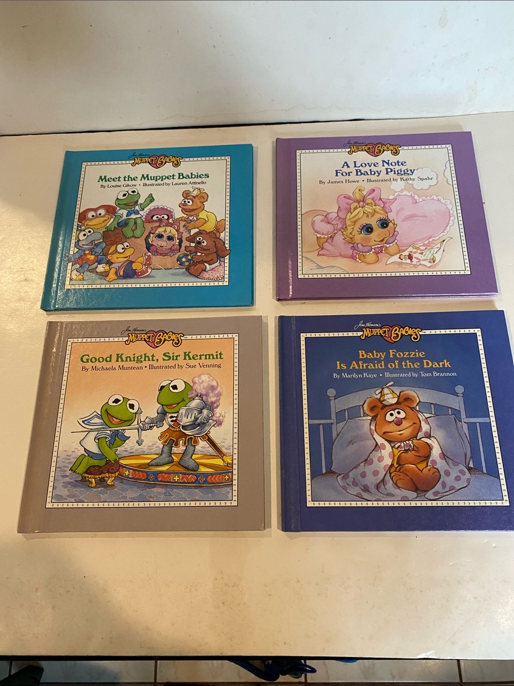 Vintage Set of 4 Muppets Babies Books